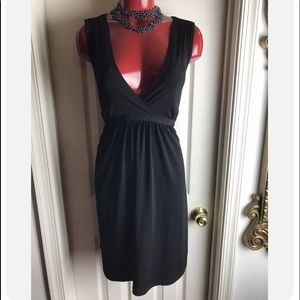 Loverocks Black Sleeveless Tie Waist Dress -V-neck - Size XL